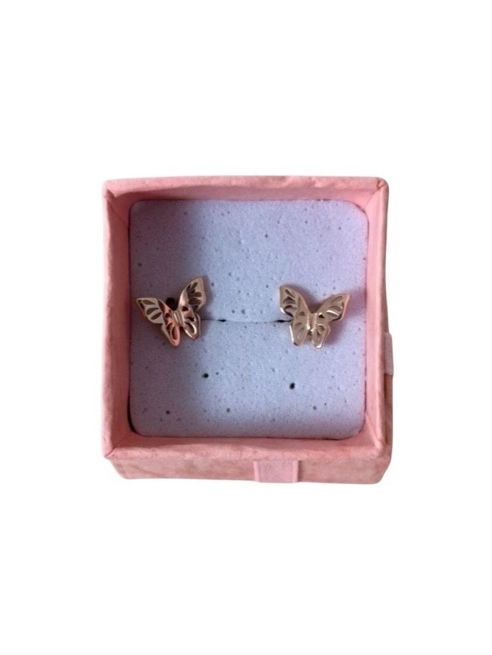 BOUTIQUE Elegant Butterfly Dainty Minimalist Post Earrings - Picture 5 of 7